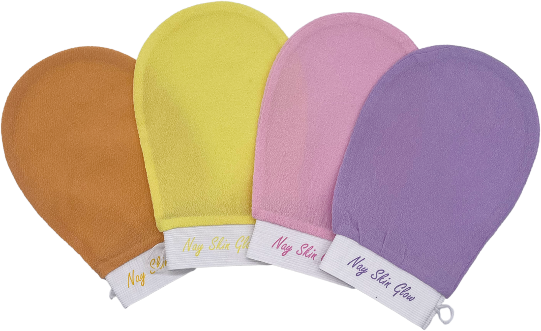 NAY Skin Glow Shower Exfoliating Gloves 