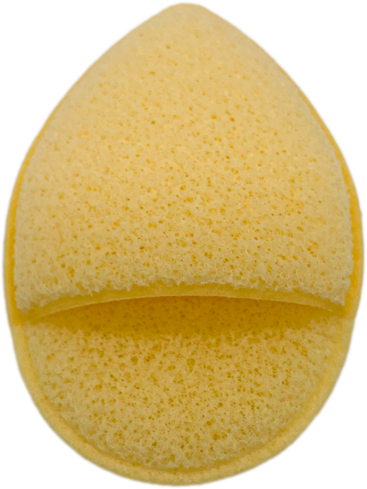 Exfoliating Face Sponge yellow color