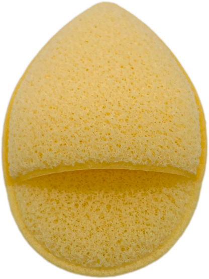 Exfoliating Face Sponge yellow color