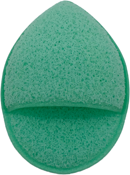 Exfoliating Face Sponge Green color