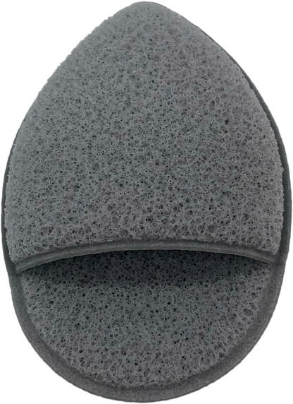 Exfoliating Face Sponge grey color