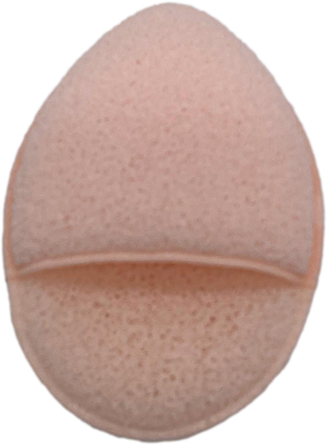 Exfoliating Face Sponge peach color