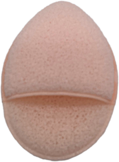 Exfoliating Face Sponge peach color