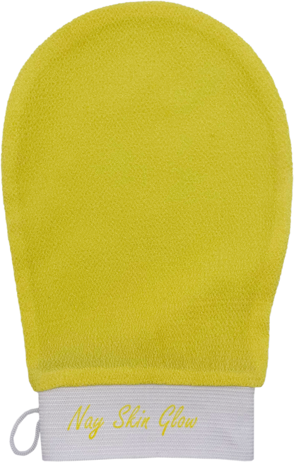 Exfoliating Shower Gloves lime yellow